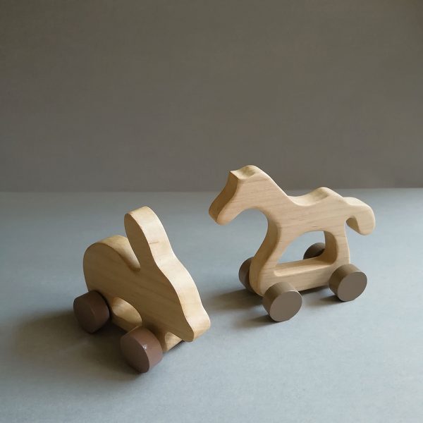 wooden kids retro toys animals