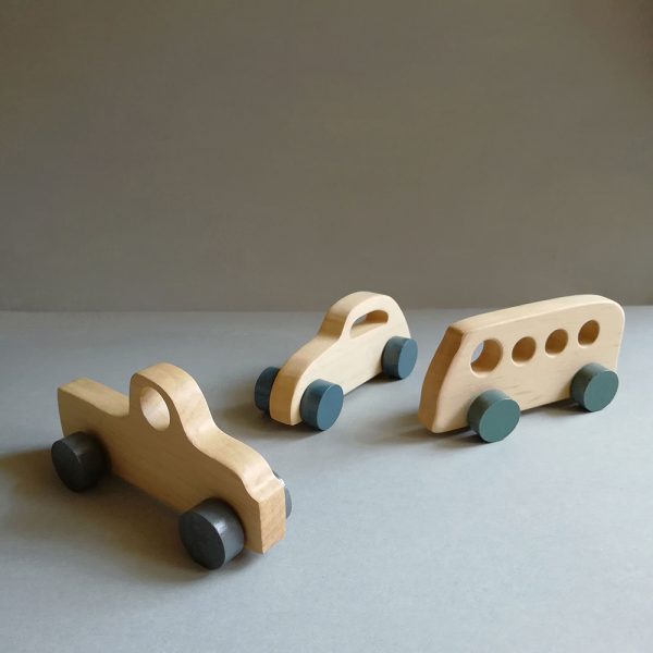 wooden kids retro cars