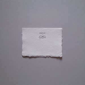 cornouiller thanks card