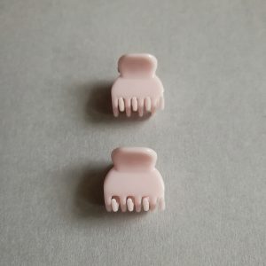 Small hair claw clips - rose