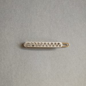 Hair barrette - vintage white